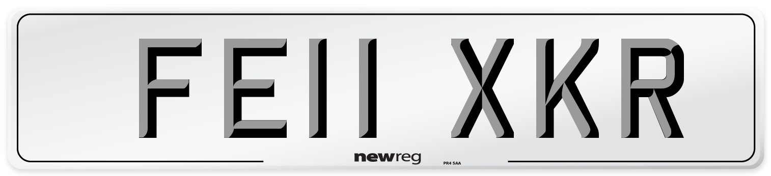 FE11 XKR Number Plate from New Reg